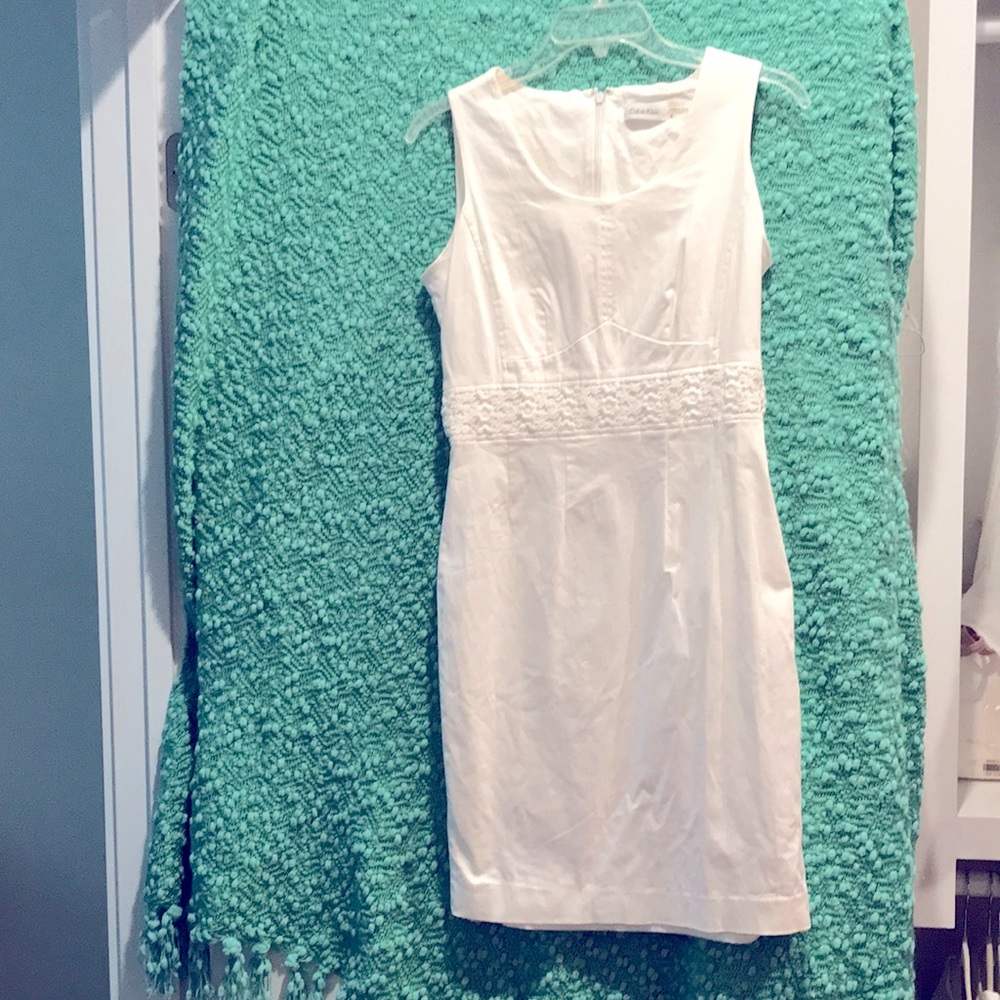 Calvin Klein White Dress